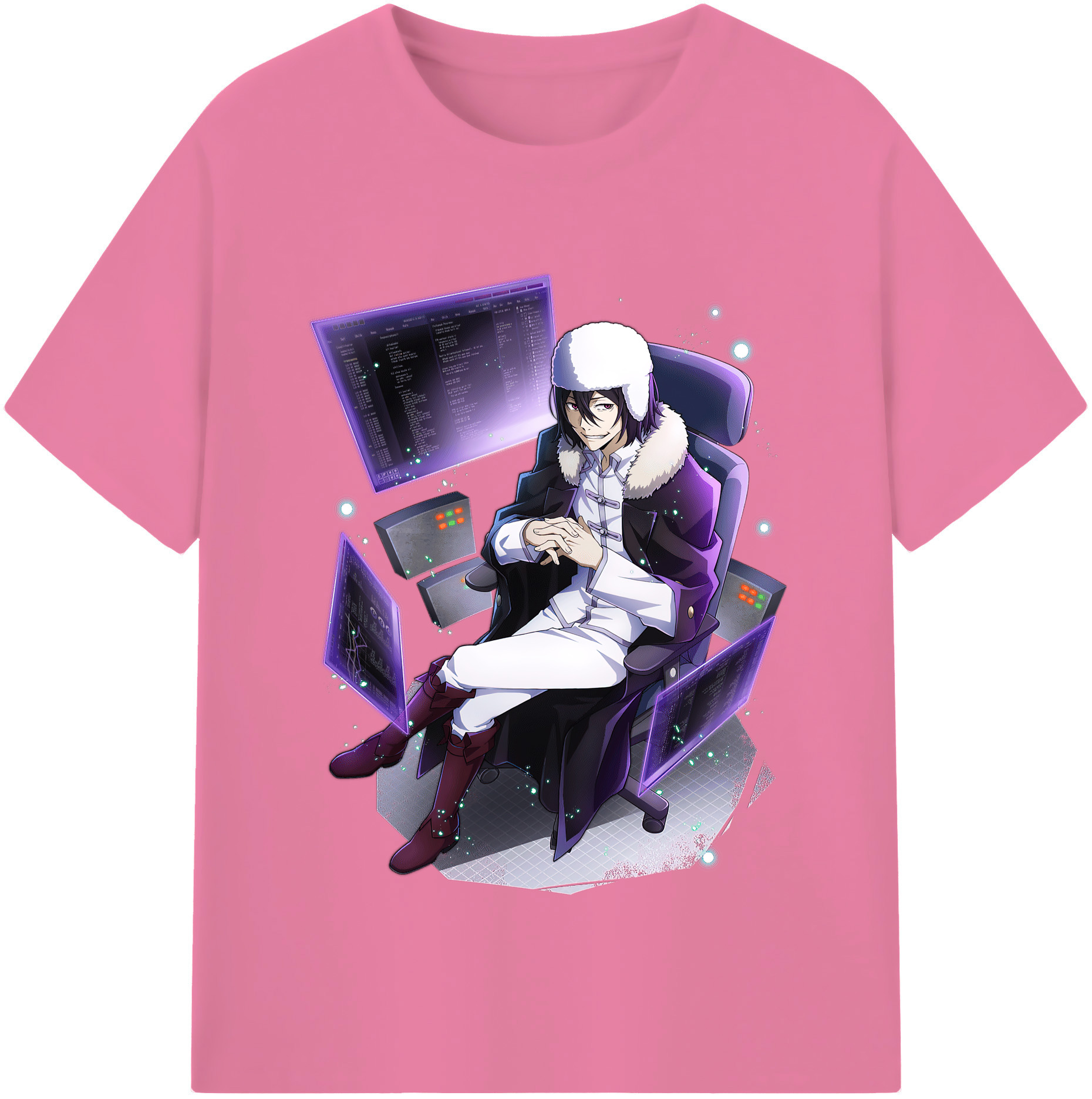 （画像用） 文豪ストレイドッグス Bungo Stray Dogs 綿100％半袖Tシャツ（フロントプリント）